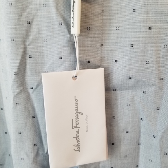 NEW - Men’s Ferragamo dress shirt - plus size - Picture 5 of 10